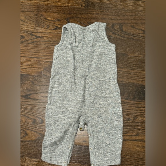 Baby Gap sleeveless romper marked grey teddy bear 3-6 months - Picture 6 of 6